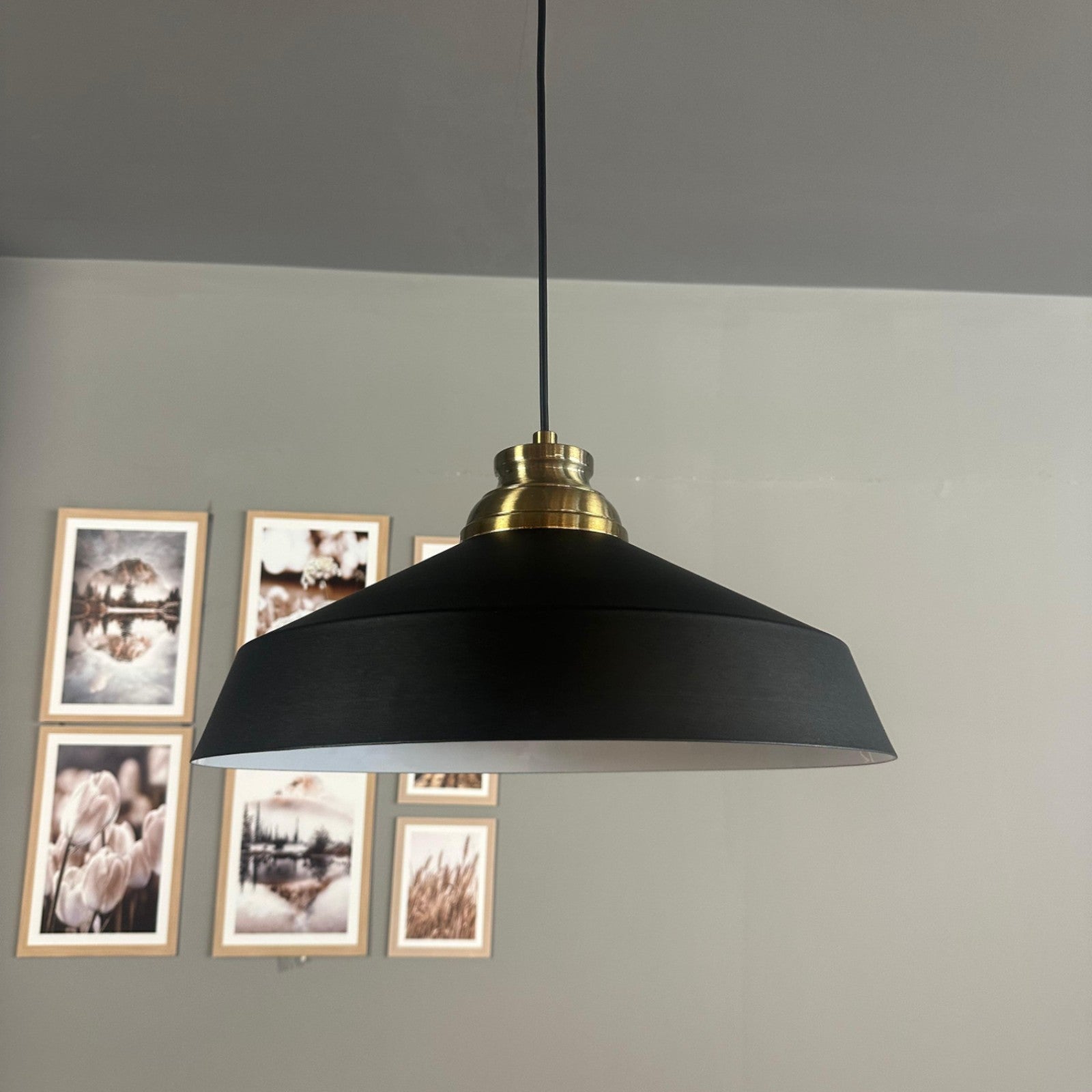 Pendelleuchte Lema Sanduhr Ø37,5 cm, Metall Hängelampe